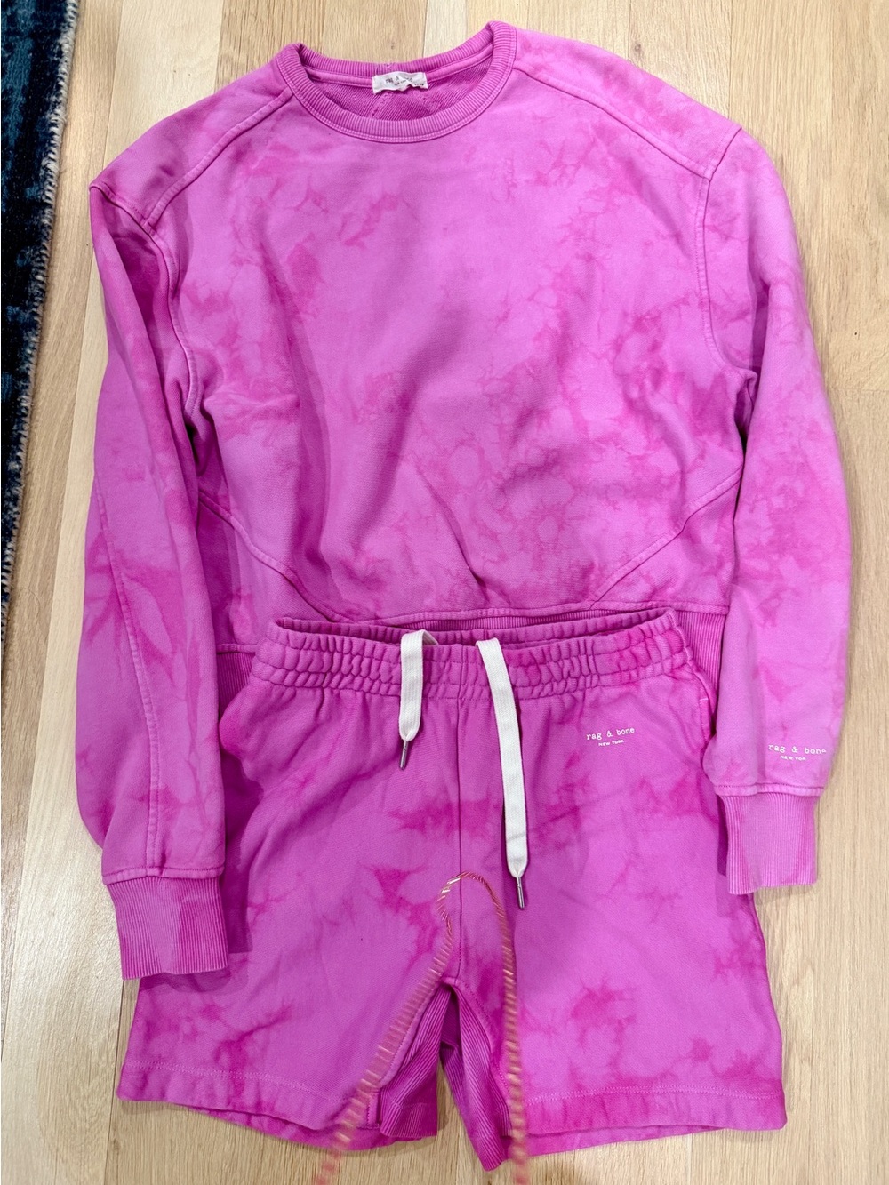 rag & bone Pink Tie-Dye set
